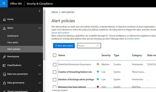 office 365 security and compliance